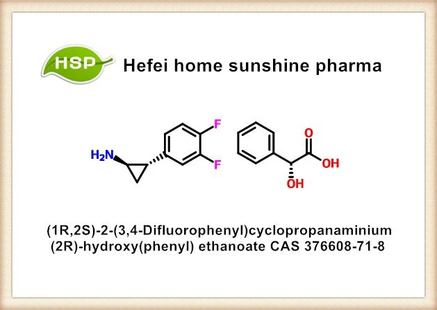 (1R, 2S) -2- (3,4-Difluorophenyl) cyclopropanaminium (2R) -hydroxy (phenyl) Ethanoate CAS 376608-71-8