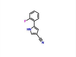CAS 5- (2-fluorophenyl) -1H-pyrrole-3-carbonitrile 1240948-77-9