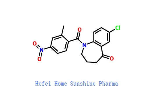 7-Chloro-1,2,3,4-tetrahydro-1- (2-methyl-4-nitrobenzoyl) -5H-1-benzazepin-5-one CAS 137982-91-3
